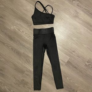All Access Metallic Yoga Set